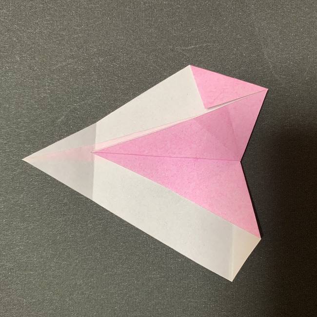 桜の花びら 折り紙の折り方・作り方 (15)
