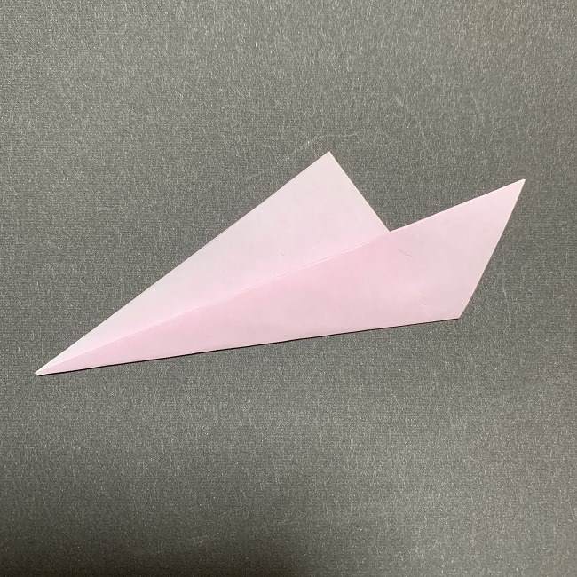 桜の花びら 折り紙の折り方・作り方 (2)