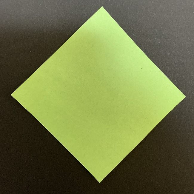 桜の葉の折り紙 簡単な折り方作り方 (1)