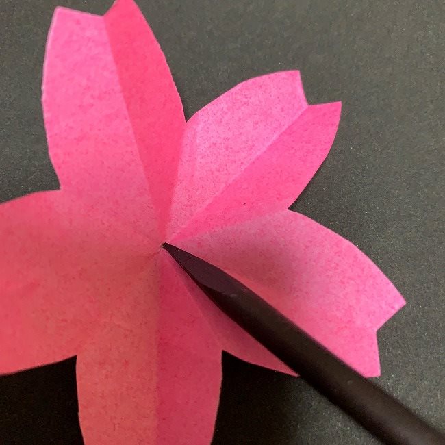 桜の装飾・折り紙ガーランドの作り方・補足 (1)