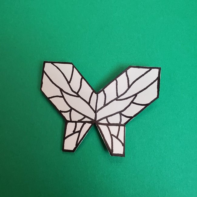 胡蝶しのぶ 髪飾りの作り方(折り紙) (42)