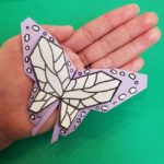 胡蝶しのぶの髪飾り(蝶々)折り紙の作り方★かわいい鬼滅の刃グッズ