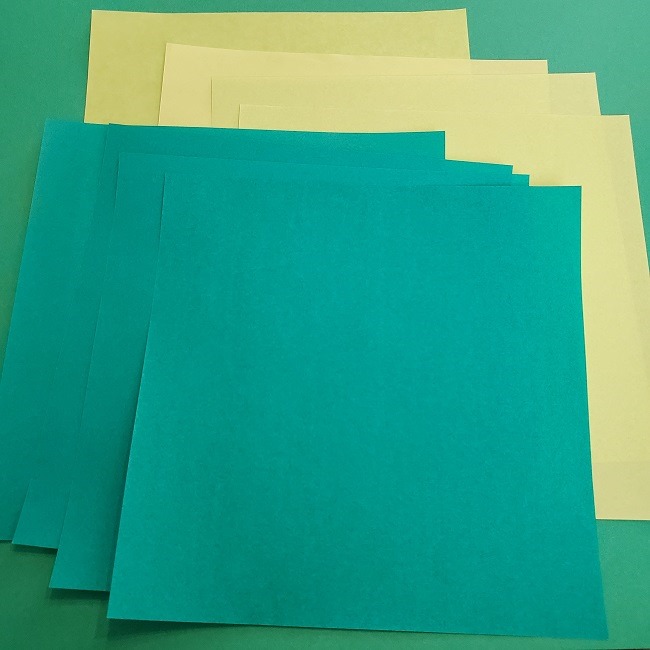 リース用の折り紙