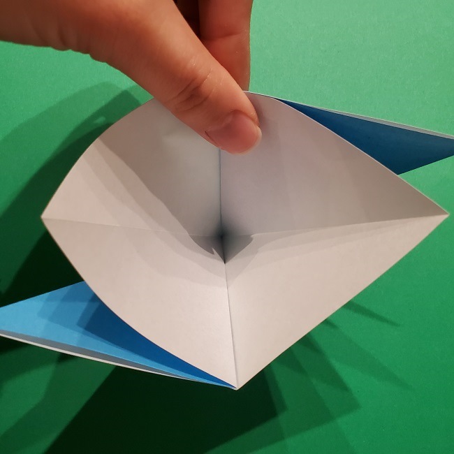 ゲッコウガの折り紙 簡単な折り方作り方 ポケモンのかっこいいキャラクター 子供と楽しむ折り紙 工作