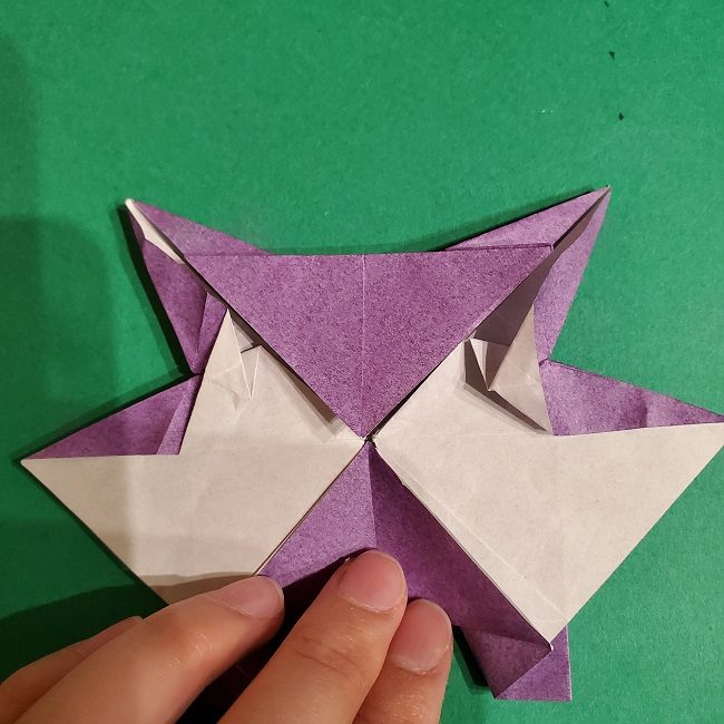 ゲンガーの折り紙は簡単 作り方折り方を紹介 ポケモン ポケットモンスター 子供と楽しむ折り紙 工作