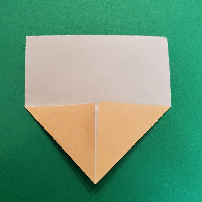 きめつのやいばの折り紙 うろこだき(鱗滝左近次)の折り方作り方①顔 (4)