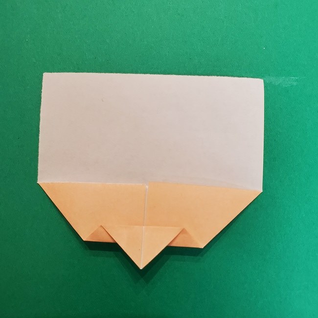 きめつのやいばの折り紙 うろこだき(鱗滝左近次)の折り方作り方①顔 (6)