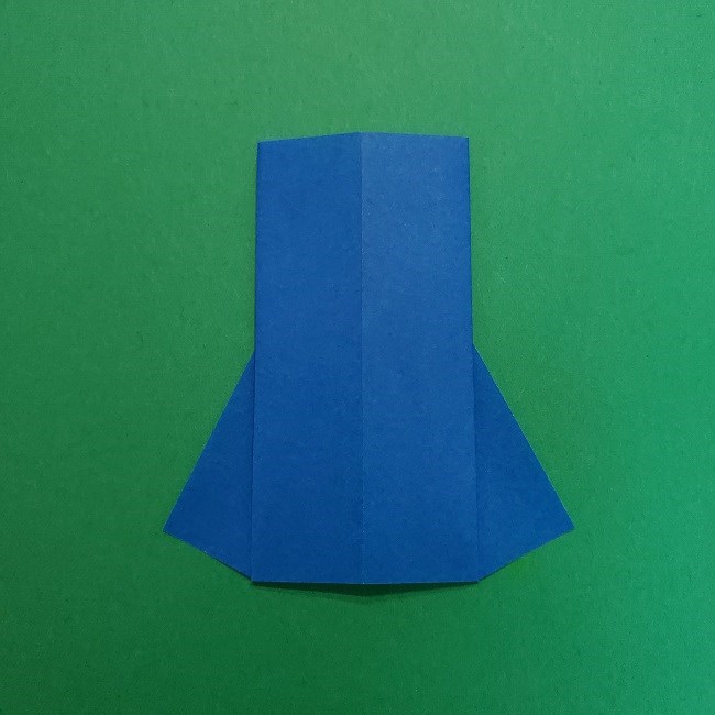 きめつのやいばの折り紙 うろこだき(鱗滝左近次)の折り方作り方②着物 (6)