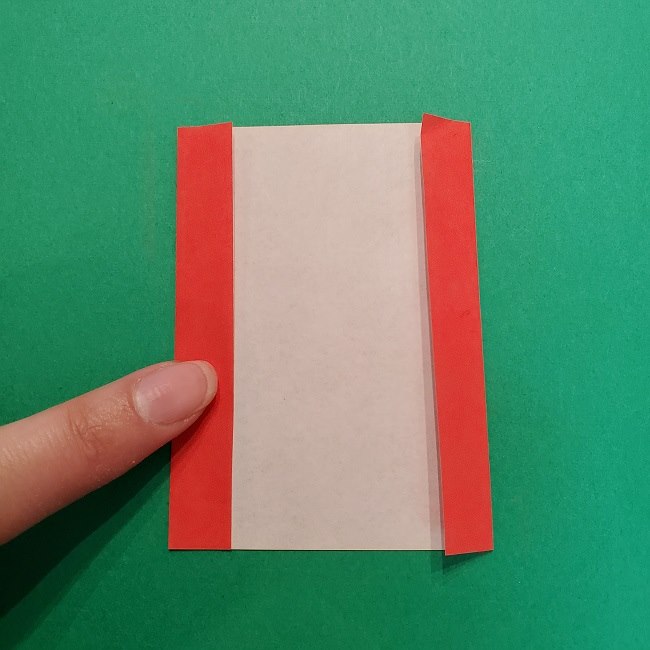 きめつのやいばの折り紙 うろこだき(鱗滝左近次)の折り方作り方④お面 (2)