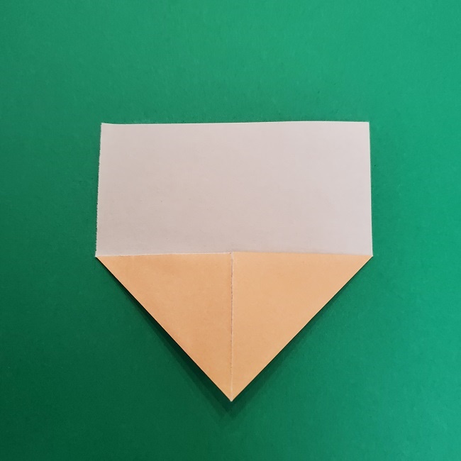 きめつのやいばの折り紙 さびと(錆兎)＊折り方作り方①顔 (4)