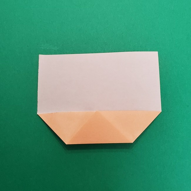 きめつのやいばの折り紙 さびと(錆兎)＊折り方作り方①顔 (5)