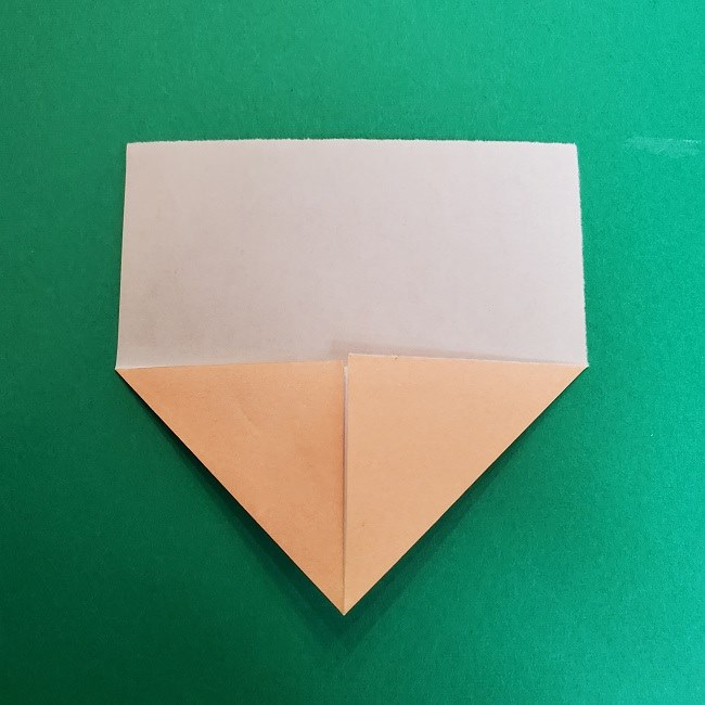 きめつのやいばの折り紙 真菰の折り方作り方①顔 (4)