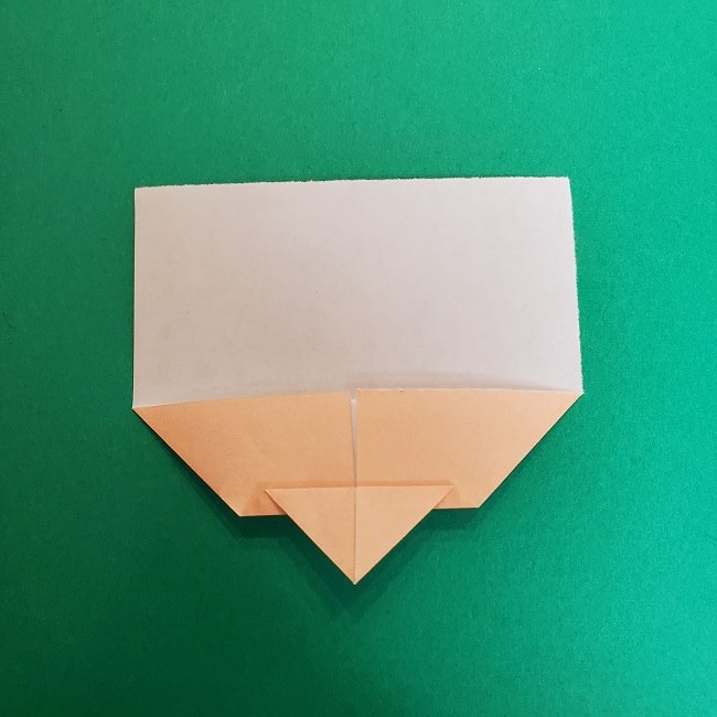 きめつのやいばの折り紙 真菰の折り方作り方①顔 (6)