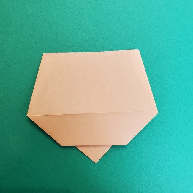 きめつのやいばの折り紙 真菰の折り方作り方①顔 (8)