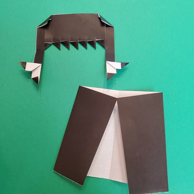 きめつのやいばの折り紙 真菰の折り方作り方⑤完成 (1)
