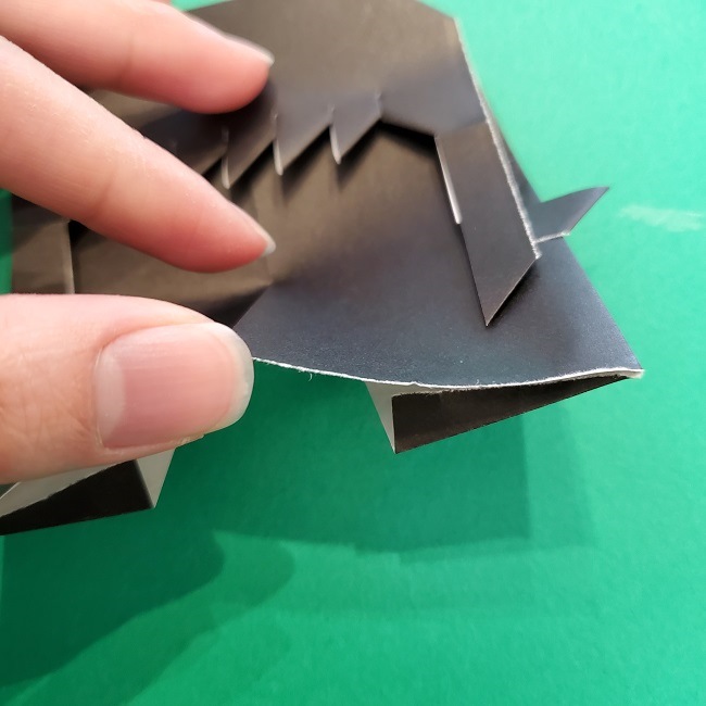 きめつのやいばの折り紙 真菰の折り方作り方⑤完成 (5)