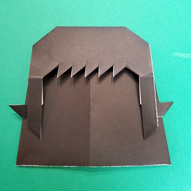 きめつのやいばの折り紙 真菰の折り方作り方⑤完成 (6)