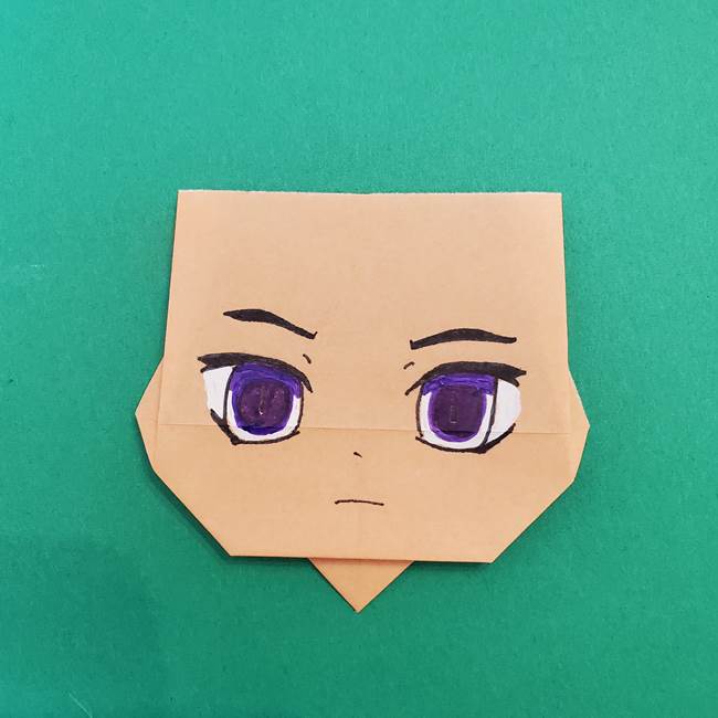 きめつのやいば折り紙 ゆしろうの折り方作り方4(1)