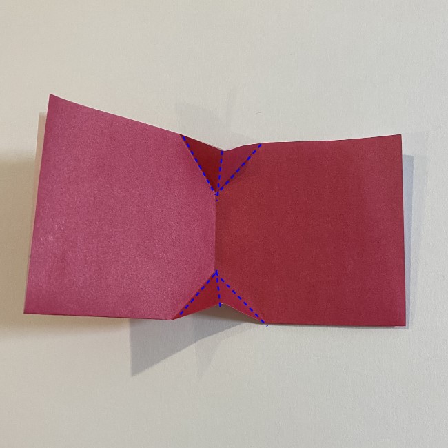 さくらんぼの折り紙の作り方折り方は簡単♪ (10)