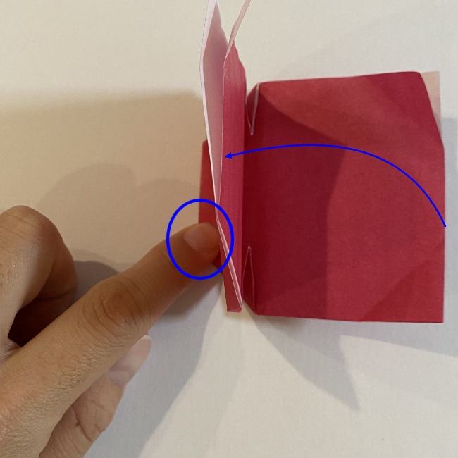 さくらんぼの折り紙の作り方折り方は簡単♪ (13)