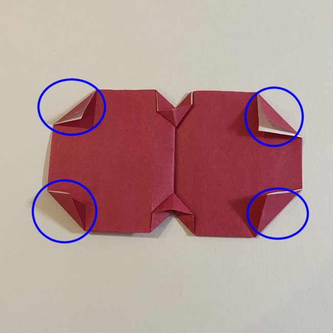 さくらんぼの折り紙の作り方折り方は簡単♪ (15)