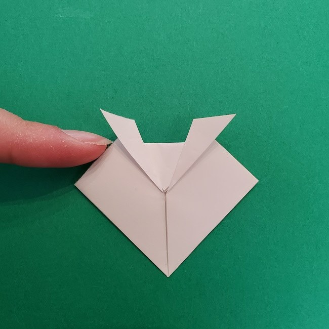 さびとのお面の折り紙折り方 (5)