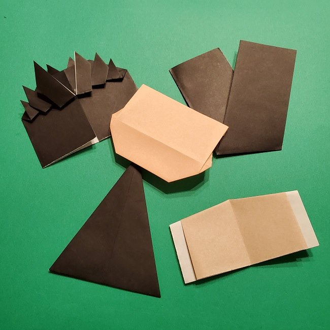 ひめじまぎょうめいの折り紙 折り方作り方4羽織 (12)