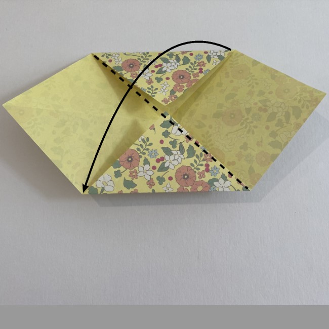 カタツムリの折り紙は保育園の製作にも☆折り方作り方 (6)