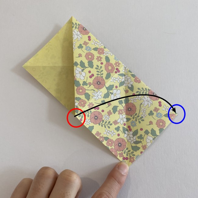 カタツムリの折り紙は保育園の製作にも☆折り方作り方 (7)