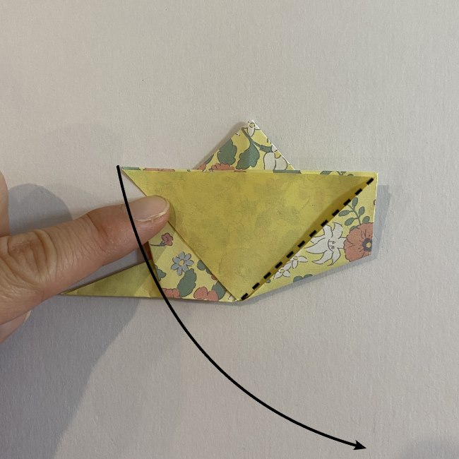 カタツムリの折り紙は保育園の製作にも☆折り方作り方 ２０ (2)