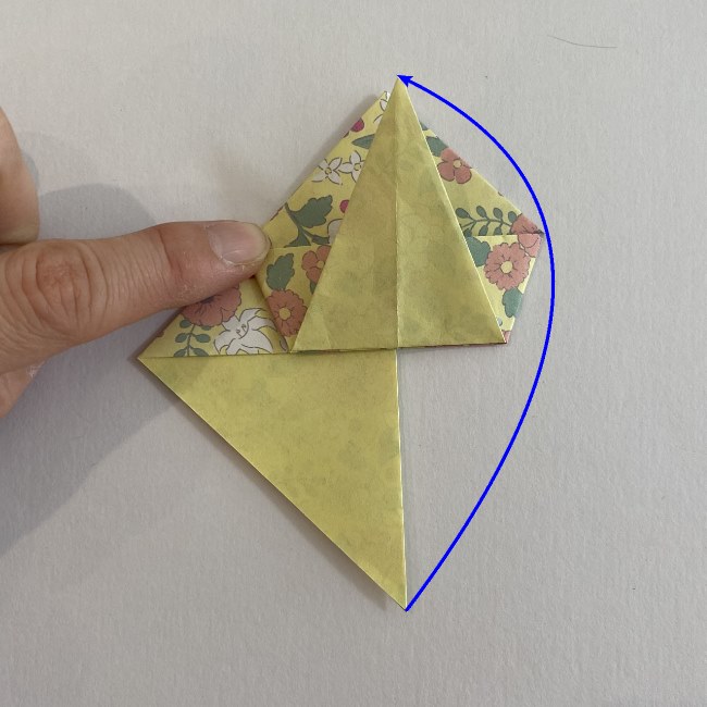 カタツムリの折り紙は保育園の製作にも！折り方作り方 (14)