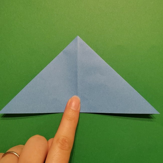 ゲッコウガの折り紙 折り方作り方1顔 (10)