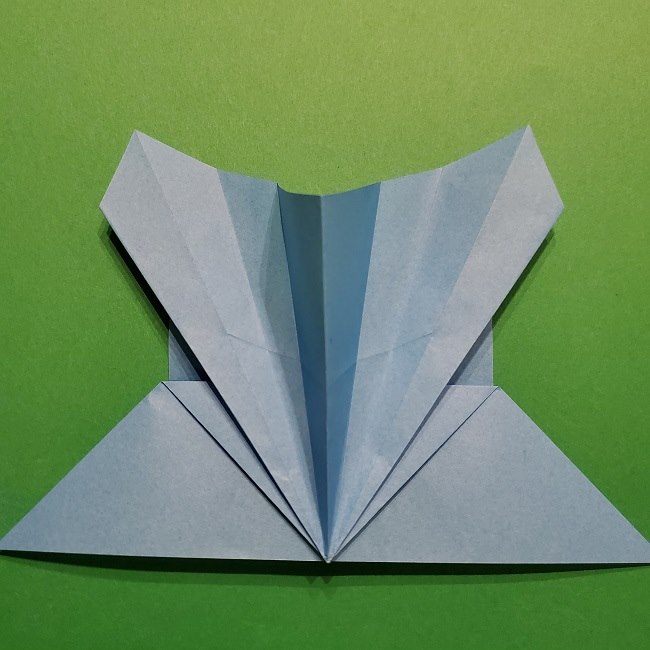 ゲッコウガの折り紙 折り方作り方1顔 (22)