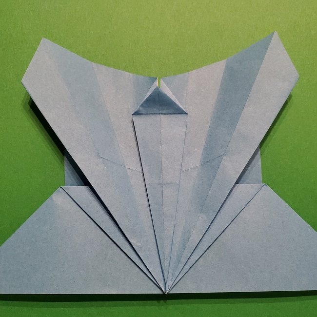 ゲッコウガの折り紙 折り方作り方1顔 (29)