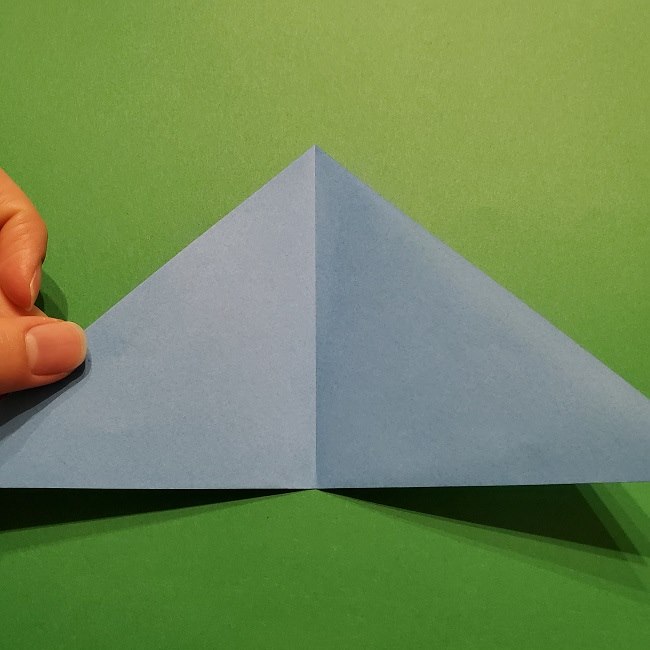 ゲッコウガの折り紙 折り方作り方1顔 (4)