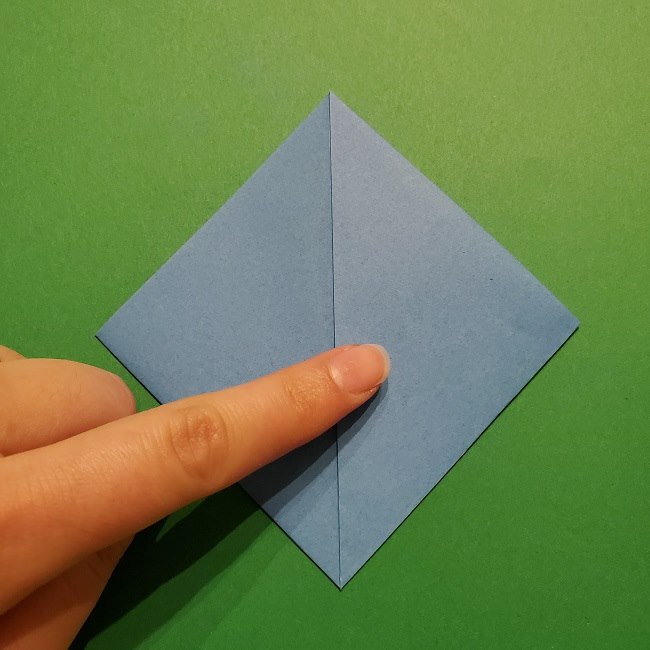 ゲッコウガの折り紙 折り方作り方1顔 (7)