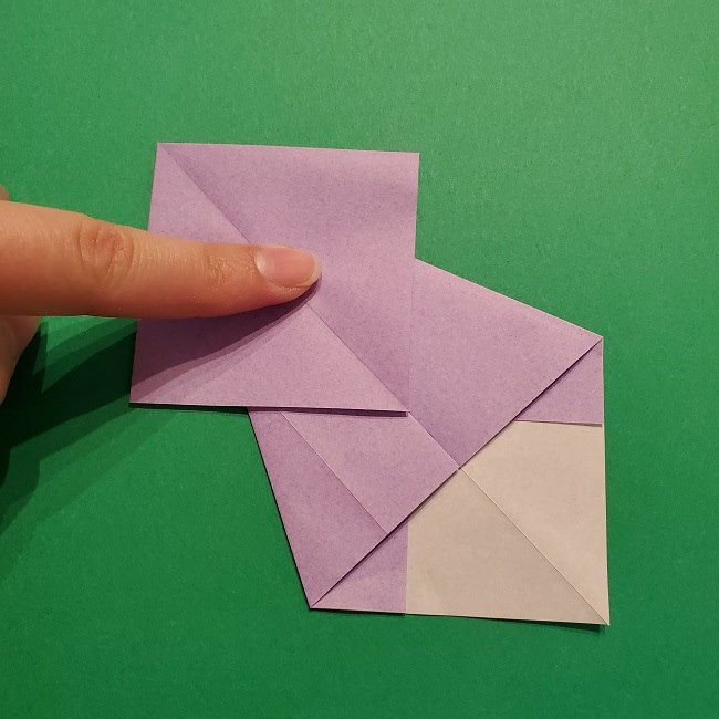 ゲッコウガの折り紙 折り方作り方2首 (21)