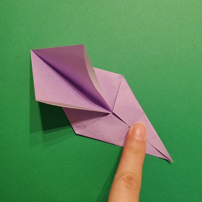 ゲッコウガの折り紙 折り方作り方2首 (22)