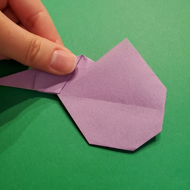 ゲッコウガの折り紙 折り方作り方2首 (25)