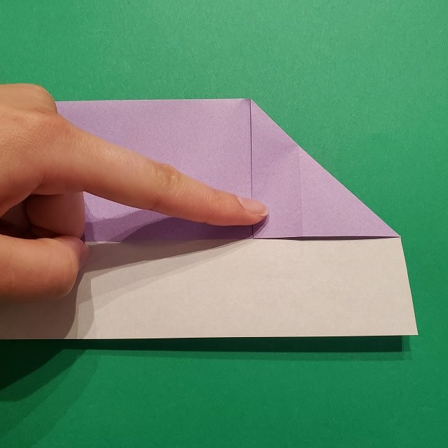 ゲッコウガの折り紙 折り方作り方2首 (7)