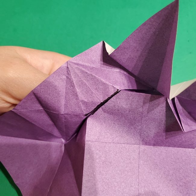 ゲンガーの折り紙 作り方折り方 (21)
