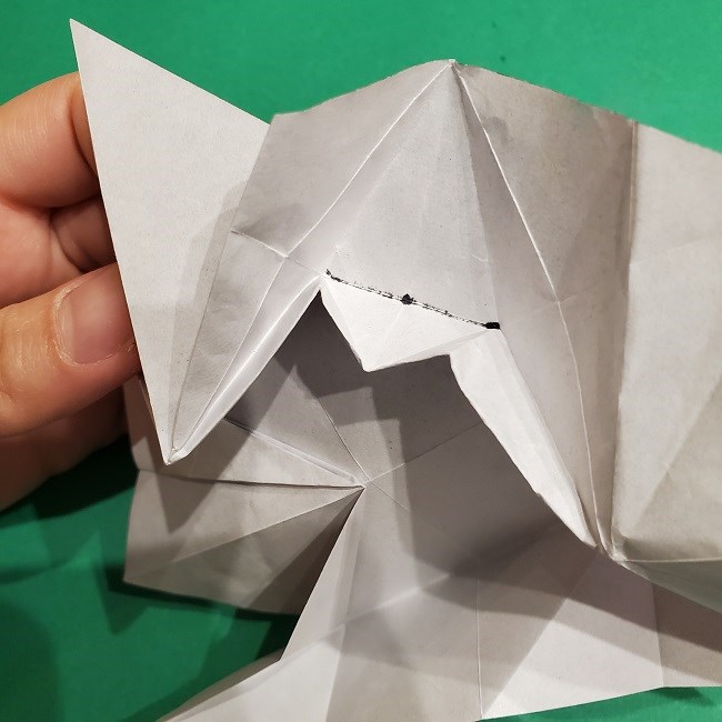 ゲンガーの折り紙 作り方折り方 (22)