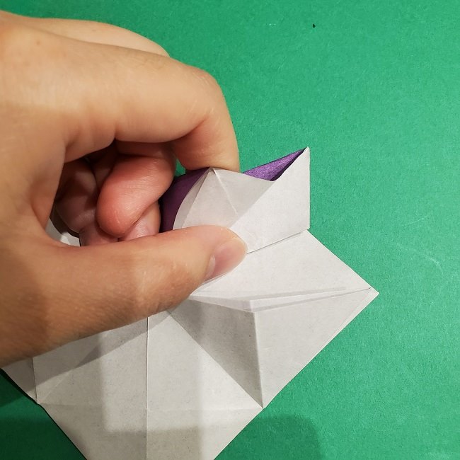 ゲンガーの折り紙 作り方折り方 (27)