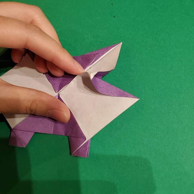 ゲンガーの折り紙 作り方折り方 (63)
