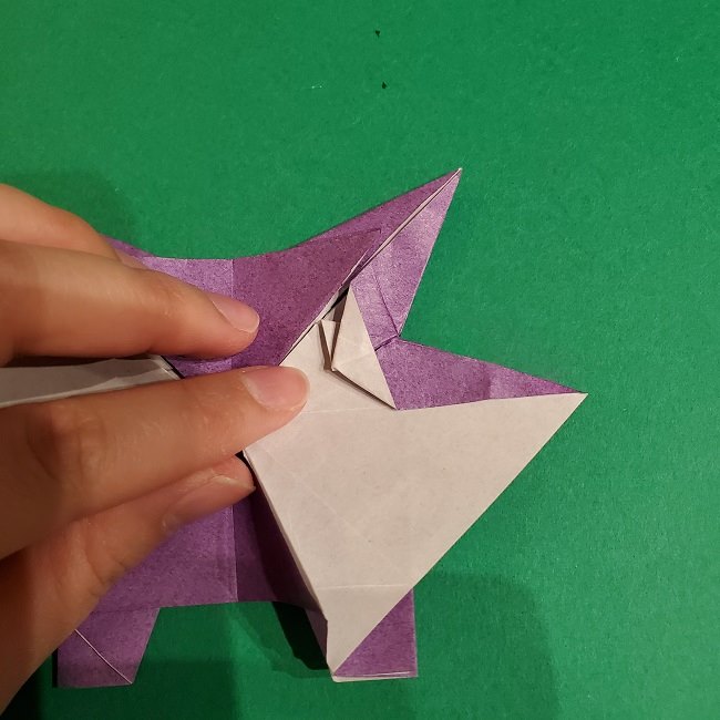 ゲンガーの折り紙 作り方折り方 (65)