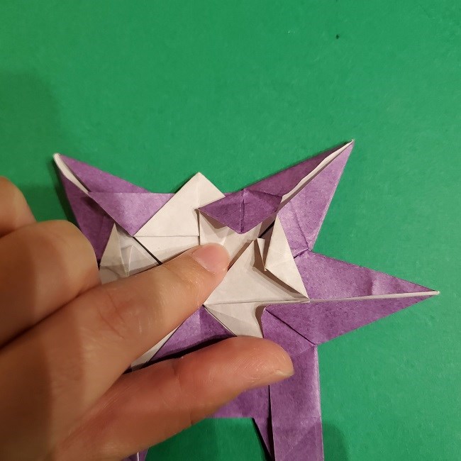 ゲンガーの折り紙 作り方折り方 (74)