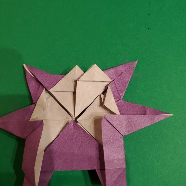 ゲンガーの折り紙 作り方折り方 (75)