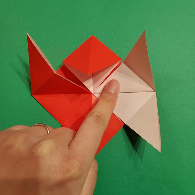 コイキングの折り紙は簡単!実際の折り方作り方(23)