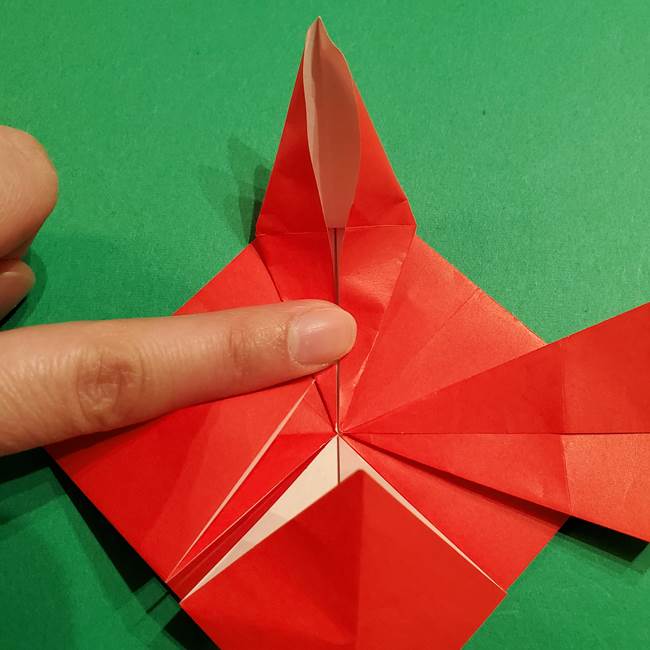 コイキングの折り紙は簡単!実際の折り方作り方(28)