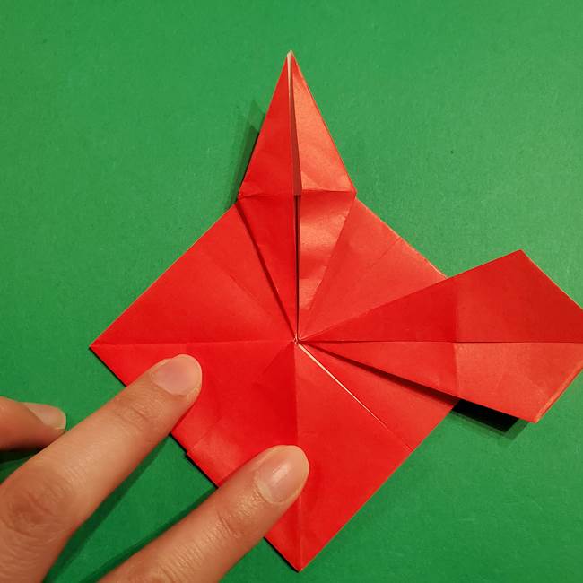 コイキングの折り紙は簡単!実際の折り方作り方(29)